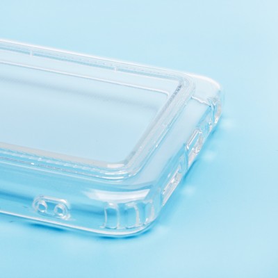 Чехол-накладка для Infinix Smart 6 Global (прозрачный) - SC276 с картхолдером