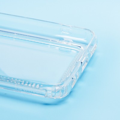 Чехол-накладка для Infinix Smart 6 Global (прозрачный) - SC276 с картхолдером