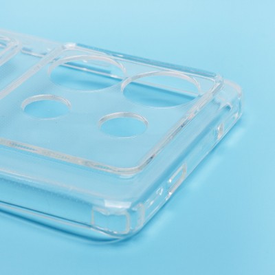 Чехол-накладка для Infinix Zero 30 5G (прозрачный) - SC276 с картхолдером