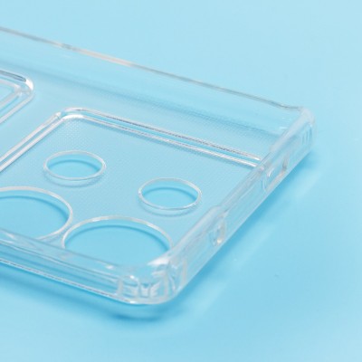 Чехол-накладка для Infinix Zero 30 5G (прозрачный) - SC276 с картхолдером