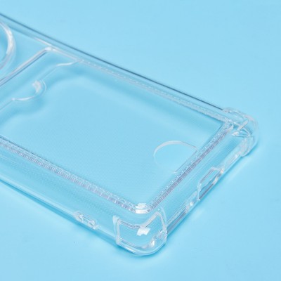 Чехол-накладка для Infinix Zero 40 5G (прозрачный) - SC276 с картхолдером