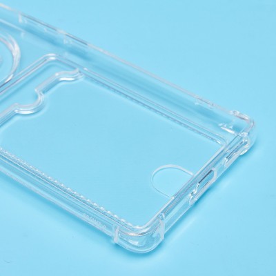 Чехол-накладка для Infinix Zero 40 5G (прозрачный) - SC276 с картхолдером