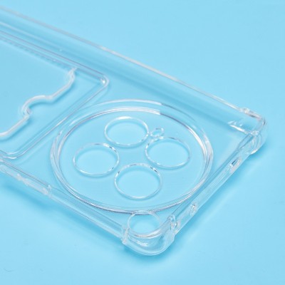 Чехол-накладка для Infinix Zero 40 5G (прозрачный) - SC276 с картхолдером