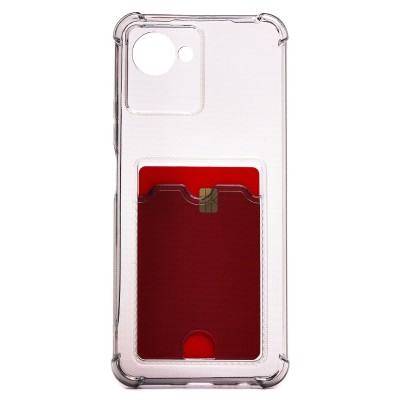 Чехол-накладка для OPPO realme C30 (черный) - SC276 с картхолдером Чехол-накладка для OPPO realme C30 (черный) - SC276 с картхолдером