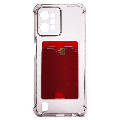 Чехол-накладка для OPPO realme C31 (черный) - SC276 с картхолдером Чехол-накладка для OPPO realme C31 (черный) - SC276 с картхолдером