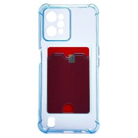Чехол-накладка для OPPO realme C31 (синий) - SC276 с картхолдером