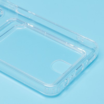 Чехол-накладка для OPPO realme C33 (прозрачный) - SC276 с картхолдером