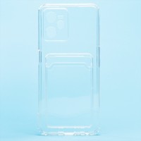 Чехол-накладка для OPPO realme C35 (прозрачный) - SC276 с картхолдером Чехол-накладка для OPPO realme C35 (прозрачный) - SC276 с картхолдером