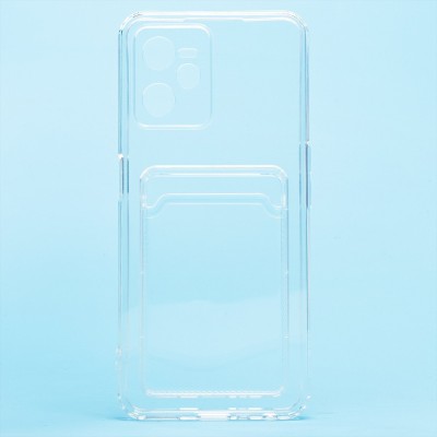 Чехол-накладка для OPPO realme C35 (прозрачный) - SC276 с картхолдером Чехол-накладка для OPPO realme C35 (прозрачный) - SC276 с картхолдером