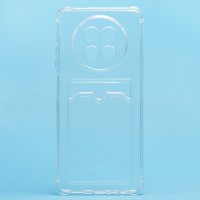 Чехол-накладка для Realme 12 5G (прозрачный) - SC276 с картхолдером