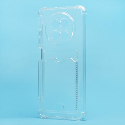 Чехол-накладка для Realme 12 5G (прозрачный) - SC276 с картхолдером Чехол-накладка для Realme 12 5G (прозрачный) - SC276 с картхолдером