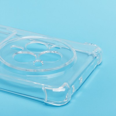 Чехол-накладка для Realme 14 Pro (прозрачный) - SC276 с картхолдером