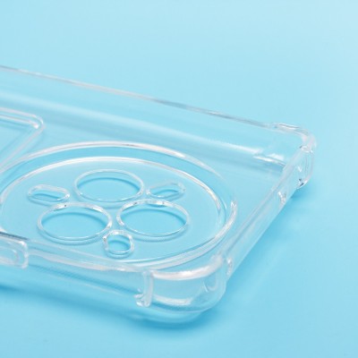 Чехол-накладка для Realme 14 Pro (прозрачный) - SC276 с картхолдером