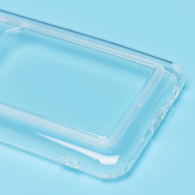 Чехол-накладка для Realme C21Y (прозрачный) - SC276 с картхолдером