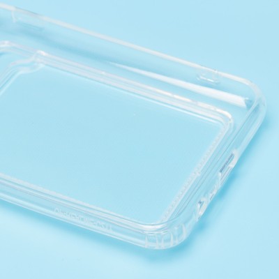 Чехол-накладка для Realme C21Y (прозрачный) - SC276 с картхолдером