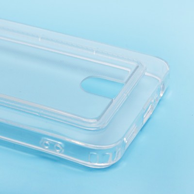 Чехол-накладка для Realme Note 50 (прозрачный) - SC276 с картхолдером