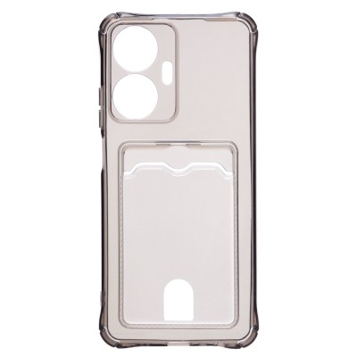 Чехол-накладка для Realme C55 (черный) - SC276 с картхолдером