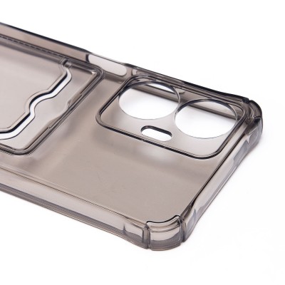 Чехол-накладка для Realme C55 (черный) - SC276 с картхолдером Чехол-накладка для Realme C55 (черный) - SC276 с картхолдером