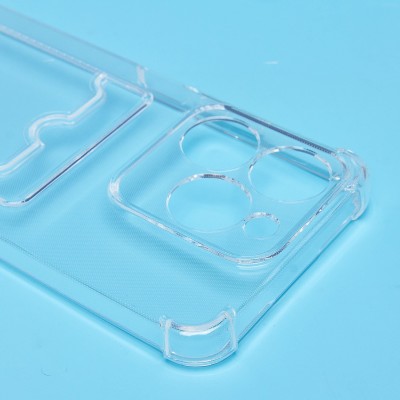 Чехол-накладка для Realme C63 4G (прозрачный) - SC276 с картхолдером