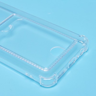 Чехол-накладка для Realme C63 4G (прозрачный) - SC276 с картхолдером