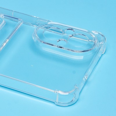 Чехол-накладка для Realme C67 4G (прозрачный) - SC276 с картхолдером