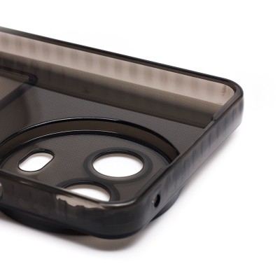 Чехол-накладка для Realme C67 5G (черный) - SC276 с картхолдером