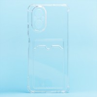 Чехол-накладка для Realme C67 5G (прозрачный) - SC276 с картхолдером