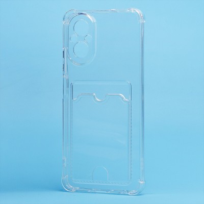 Чехол-накладка для Realme C67 5G (прозрачный) - SC276 с картхолдером