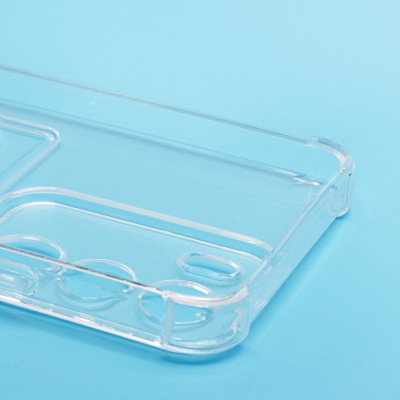 Чехол-накладка для Realme C71 (прозрачный) - SC276 с картхолдером