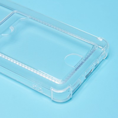 Чехол-накладка для Realme C75 (прозрачный) - SC276 с картхолдером