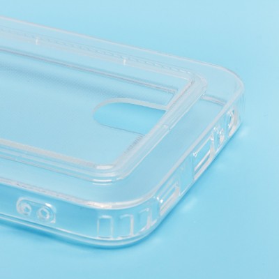 Чехол-накладка для Samsung Galaxy A15 5G (прозрачный) - SC276 с картхолдером