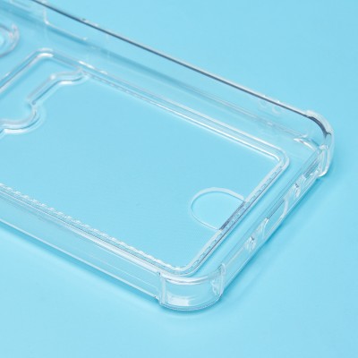 Чехол-накладка для Samsung Galaxy A26 5G (прозрачный) - SC276 с картхолдером