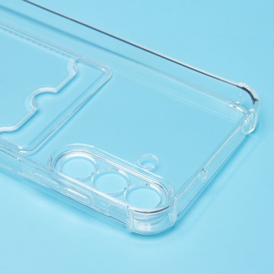 Чехол-накладка для Samsung Galaxy A26 5G (прозрачный) - SC276 с картхолдером