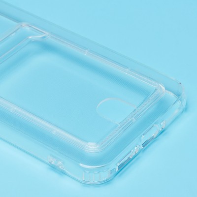 Чехол-накладка для Samsung Galaxy A34 (прозрачный) - SC276 с картхолдером