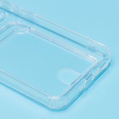 Чехол-накладка для Samsung Galaxy A34 (прозрачный) - SC276 с картхолдером