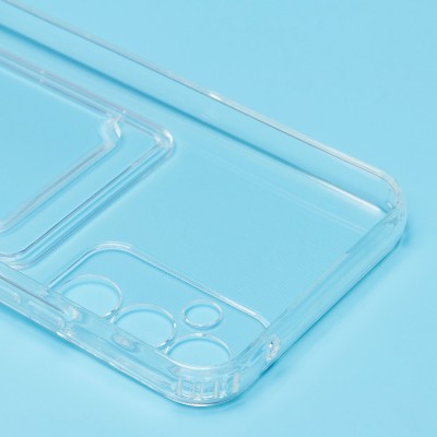 Чехол-накладка для Samsung Galaxy A34 (прозрачный) - SC276 с картхолдером