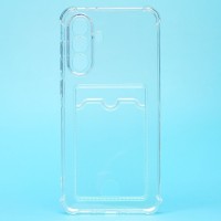 Чехол-накладка для Samsung Galaxy A36 5G (прозрачный) - SC276 с картхолдером