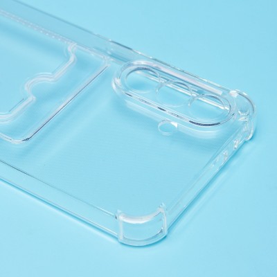 Чехол-накладка для Samsung Galaxy A56 5G (прозрачный) - SC276 с картхолдером Чехол-накладка для Samsung Galaxy A56 5G (прозрачный) - SC276 с картхолдером