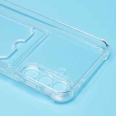 Чехол-накладка для Samsung Galaxy A56 5G (прозрачный) - SC276 с картхолдером Чехол-накладка для Samsung Galaxy A56 5G (прозрачный) - SC276 с картхолдером