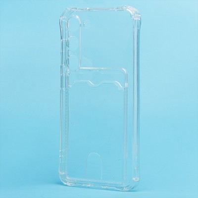 Чехол-накладка для Samsung Galaxy S23 (прозрачный) - SC276 с картхолдером Чехол-накладка для Samsung Galaxy S23 (прозрачный) - SC276 с картхолдером