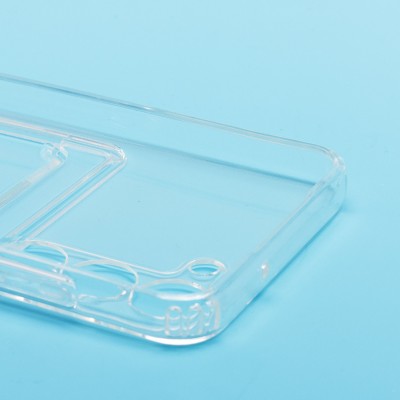 Чехол-накладка для Samsung Galaxy S23 (прозрачный) - SC276 с картхолдером Чехол-накладка для Samsung Galaxy S23 (прозрачный) - SC276 с картхолдером