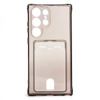 Чехол-накладка для Samsung Galaxy S23 Ultra (черный) - SC276 с картхолдером