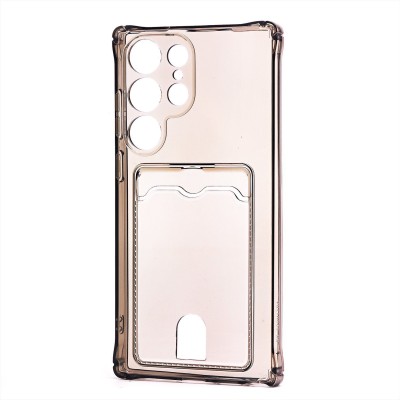 Чехол-накладка для Samsung Galaxy S23 Ultra (черный) - SC276 с картхолдером