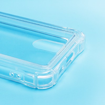 Чехол-накладка для Samsung Galaxy S24+ (прозрачный) - SC276 с картхолдером