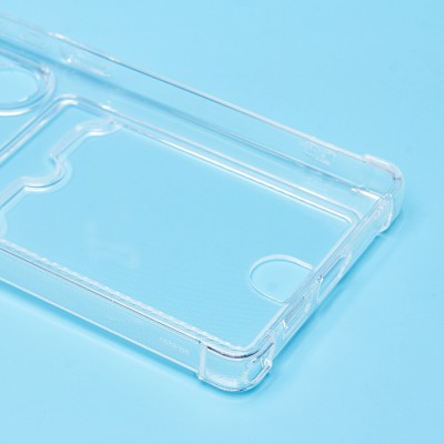 Чехол-накладка для Samsung Galaxy S25 Ultra (прозрачный) - SC276 с картхолдером