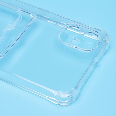 Чехол-накладка для Samsung A055 Galaxy A05 (прозрачный) - SC276 с картхолдером Чехол-накладка для Samsung A055 Galaxy A05 (прозрачный) - SC276 с картхолдером