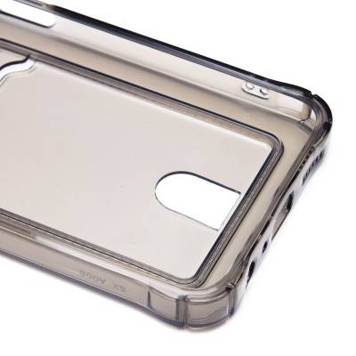 Чехол-накладка для Samsung A057 Galaxy A05s (черный) - SC276 с картхолдером