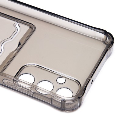 Чехол-накладка для Samsung A057 Galaxy A05s (черный) - SC276 с картхолдером