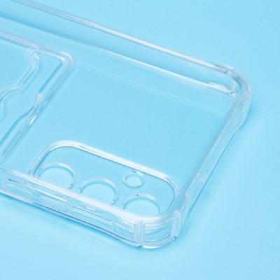 Чехол-накладка для Samsung A057 Galaxy A05s (прозрачный) - SC276 с картхолдером Чехол-накладка для Samsung A057 Galaxy A05s (прозрачный) - SC276 с картхолдером