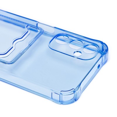 Чехол-накладка для Samsung A146 Galaxy A14 5G (MediaTek) (синий) - SC276 с картхолдером Чехол-накладка для Samsung A146 Galaxy A14 5G (MediaTek) (синий) - SC276 с картхолдером